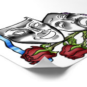 Comedy/tragedie Poster (Hoek)