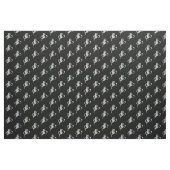 Comedy Tragedie Silver Black Fabric Stof (Yard (91,4 cm))