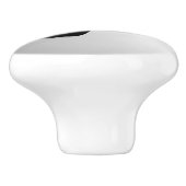 Comedy Tragedie Silver Theater Maskers Keramische Knop (Zijkant)