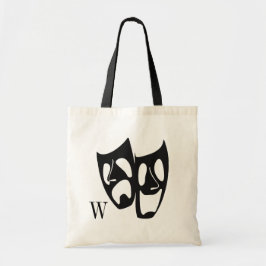 Comedy Tragedie Theater Monogram Canvas tas