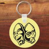 Comedy tragisch theater maskert nog leven sleutelhanger (Voorkant)