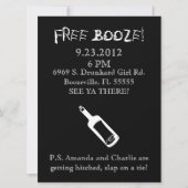 Comedy Wedding Invitation, Humor Kaart (Voorkant)