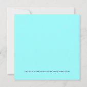 Comedy Wedding Invitation, Humor Kaart (Achterkant)