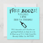 Comedy Wedding Invitation, Humor Kaart (Voorkant)