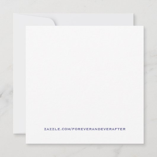 Comedy Wedding Invitation, Humor Kaart (Achterkant)