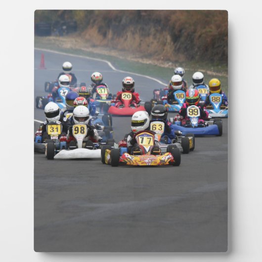 Comer cadet go karting kart race fotoplaat (Voorkant)