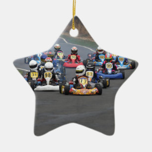 Comer cadet go karting kart race keramisch ornament