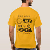 Comerica Oranje met back sponsors T-shirt (Achterkant)