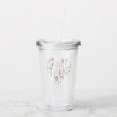 Comestics Heart Acryl Drinkbeker (Achterkant)
