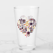 Comestics Heart Glas (Achterkant)