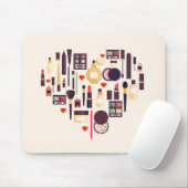 Comestics Heart Muismat (Met muis)