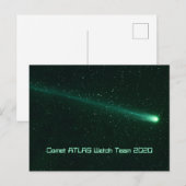 Comet ATLAS 2020 Briefkaart (Voorkant / Achterkant)