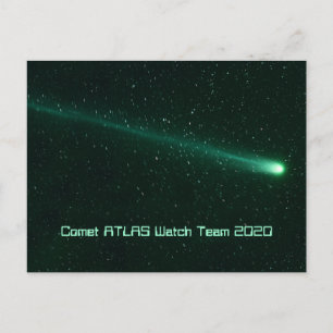 Comet ATLAS 2020 Briefkaart