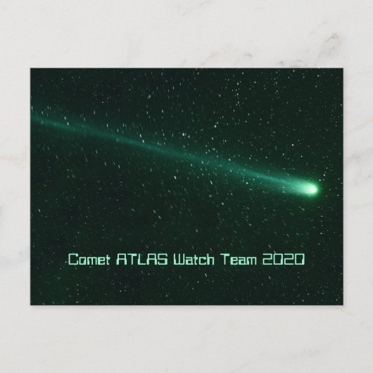 Comet ATLAS 2020 Briefkaart (Voorkant)