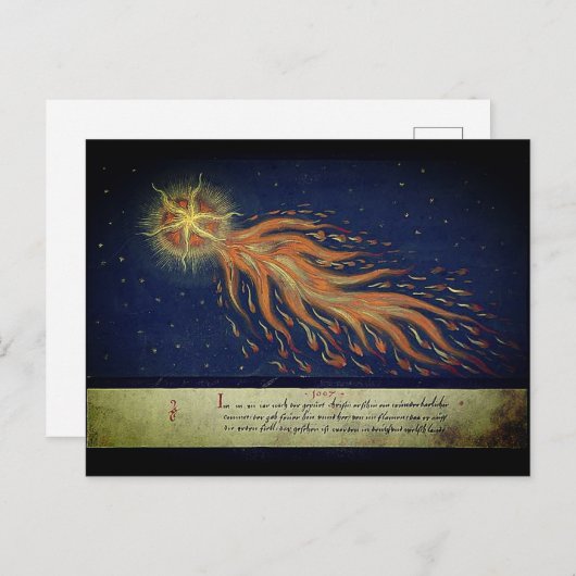 Comet | briefkaart (Voorkant / Achterkant)