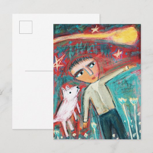 Comet Briefkaart (Voorkant / Achterkant)