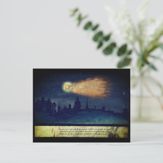 Comet | briefkaart (Staand voorkant)