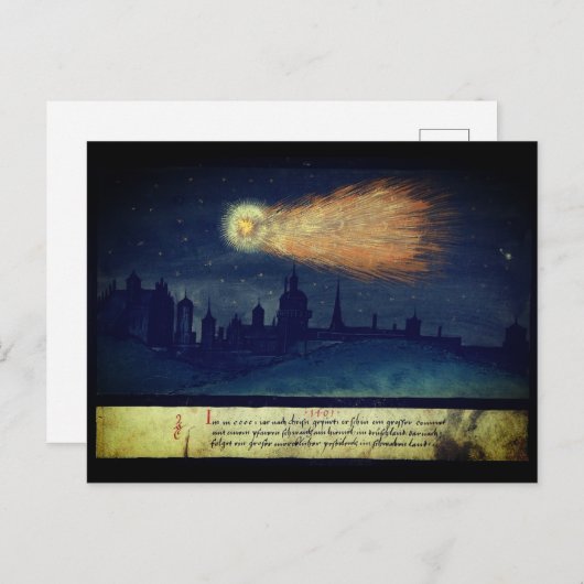 Comet | briefkaart (Voorkant / Achterkant)