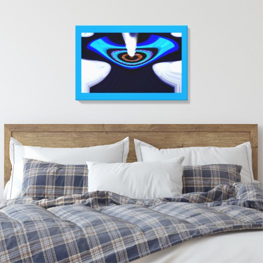 Comet Canvas Afdruk (Insitu (Slaapkamer))