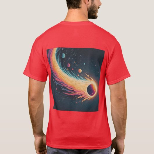 ** Comet Curves T-shirt Design ** (Achterkant)