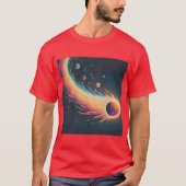 ** Comet Curves T-shirt Design ** (Voorkant)