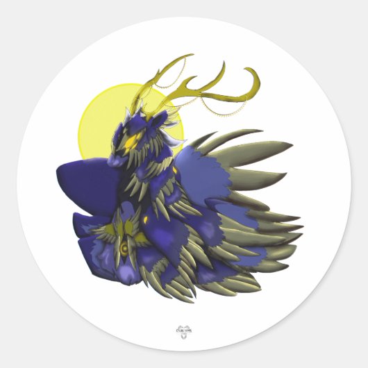 Comet Dark Fantasy Reindeer Collection Stickers (Voorkant)