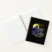 Comet Dark Fantasy Reindeer Spiral Notebook Notitieboek (Binnen)