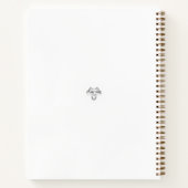 Comet Dark Fantasy Reindeer Spiral Notebook Notitieboek (Achterkant)