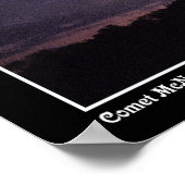 Comet en Power Lines Poster (Hoek)