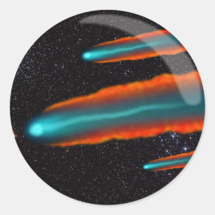 Comet Lens Ronde Sticker