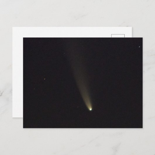 Comet NEOWISE in Night Sky Briefkaart (Voorkant / Achterkant)