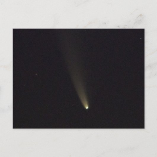 Comet NEOWISE in Night Sky Briefkaart (Voorkant)