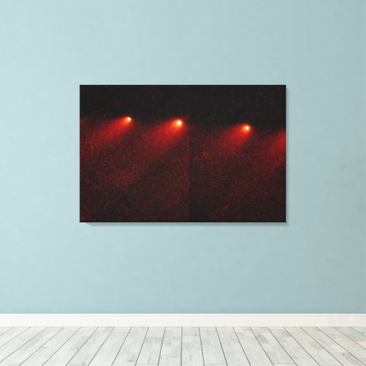 Comet P:Shoemaker-Levy 9 Canvas Afdruk (Insitu (Houten vloer))