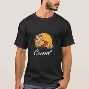 Comet Reindeer Kerstkostuum Ugly Kerstmis Sw T-shirt
