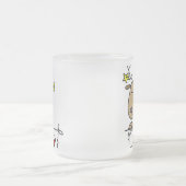 Comet Reindeer Kerstoverhemden en cadeautjes Matglas Koffiemok (Center)