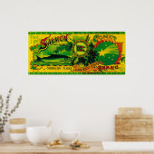 Comet Salmon can LabelChignik Bay, AK Poster (Keuken)