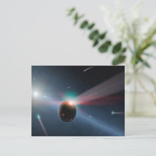 Comet Storm Briefkaart (Staand voorkant)