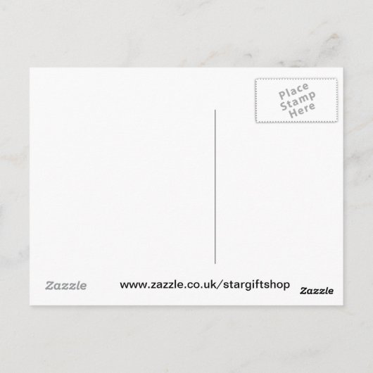 Comet Storm Briefkaart (Achterkant)