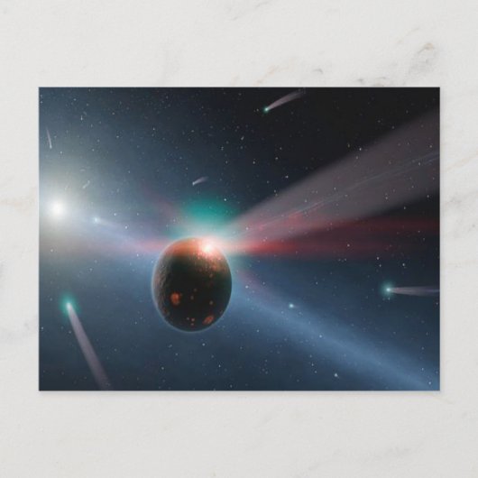 Comet Storm Briefkaart (Voorkant)