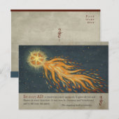 Comet uit het Augsburg-wonderboek CC0477 Briefkaart (Voorkant / Achterkant)