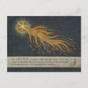 Comet uit het Augsburg-wonderboek CC0904 Briefkaart
