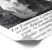 Comet van Halley, waargenomen in 1759 door Cassini Poster (Hoek)