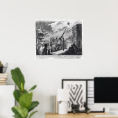 Comet van Halley, waargenomen in 1759 door Cassini Poster (Thuiskantoor)