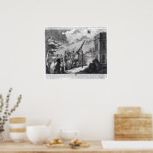 Comet van Halley, waargenomen in 1759 door Cassini Poster (Keuken)