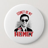 COMEY IS MIJN HUIS - -  RONDE BUTTON 4,0 CM (Voorkant)