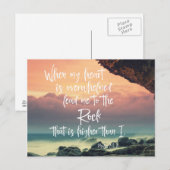 Comformeer de Bijbelversie van Psalms Briefkaart (Voorkant / Achterkant)