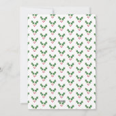 Comfort and Joy Merry Christmas Flat Holiday Kaart (Achterkant)