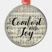 Comfort and Joy Metal Ornament (Voorkant)