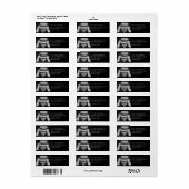 Comfort and Joy Modern het Etiket van het Adres va (Full Sheet)