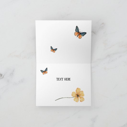 Comfort Butterflies Kaart (Binnen)